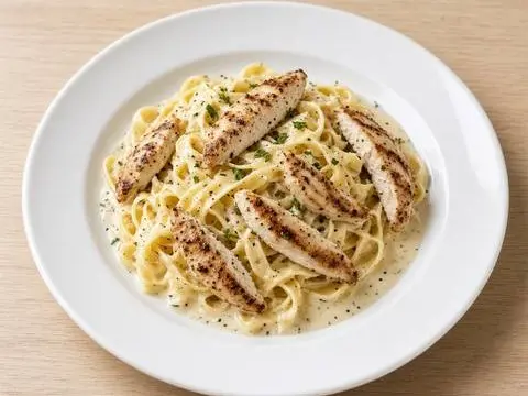 Taljatele sa piletinom — Pasta u Demo Restoran